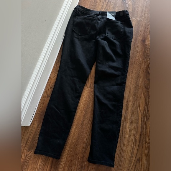 NWT SIMPLY VERA WANG black jeans with tags (size 10) - Picture 4 of 5
